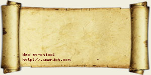 Irena Medan vizit kartica